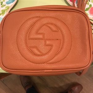 Tan Brown GG soho bag